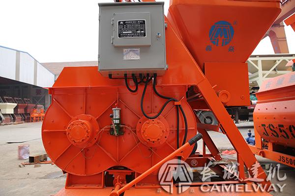 hzs25站攪拌機(jī)JS500雙臥軸強(qiáng)制式攪拌機(jī)廠家（來電報(bào)價(jià)）