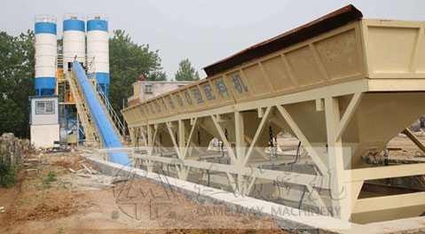 河南平頂山HZS60混凝土攪拌站