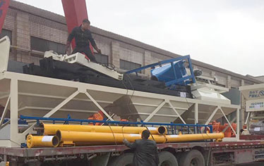 長城建機50混凝土攪拌站發(fā)往烏茲別克斯 助力中烏合作