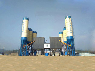 長城建機(jī)120混凝土攪拌站助力黃石盤水庫項目開工運(yùn)行