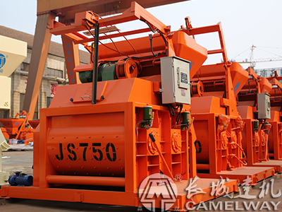 長城JS750強制式混凝土攪拌機出料量
