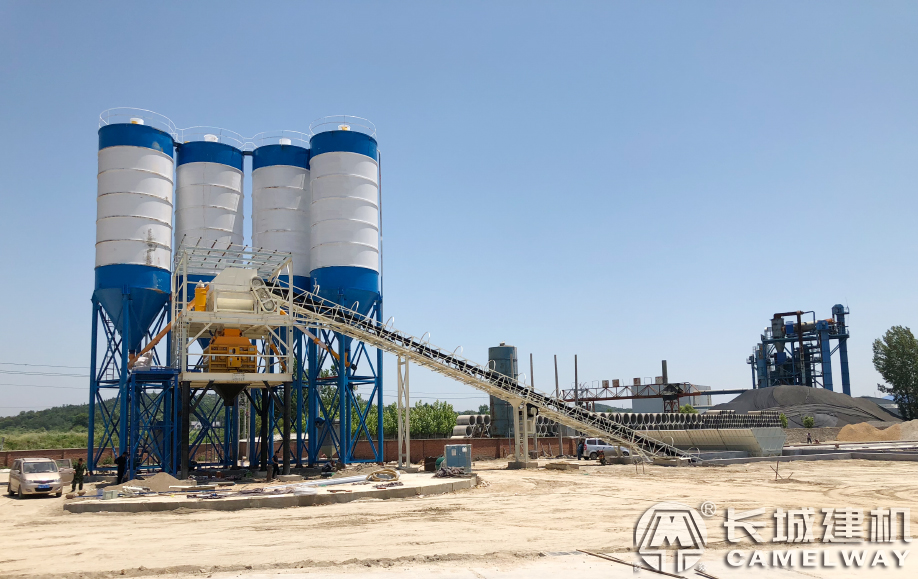 信陽(yáng)HZS180商品混凝土生產(chǎn)線