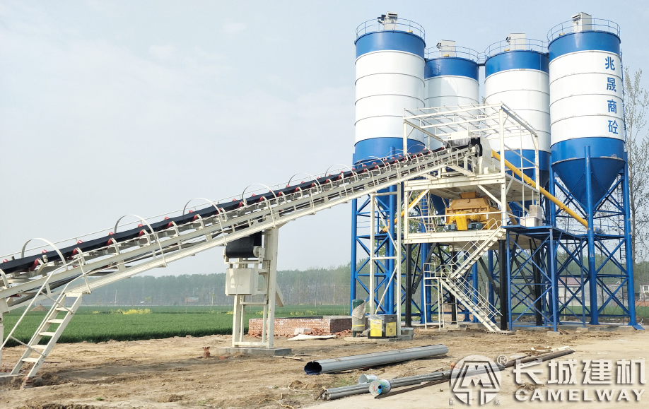 駐馬店兆晟商砼hzs180商混站
