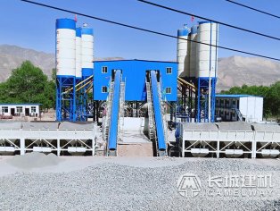 江西贛州2hzs120高鐵攪拌站