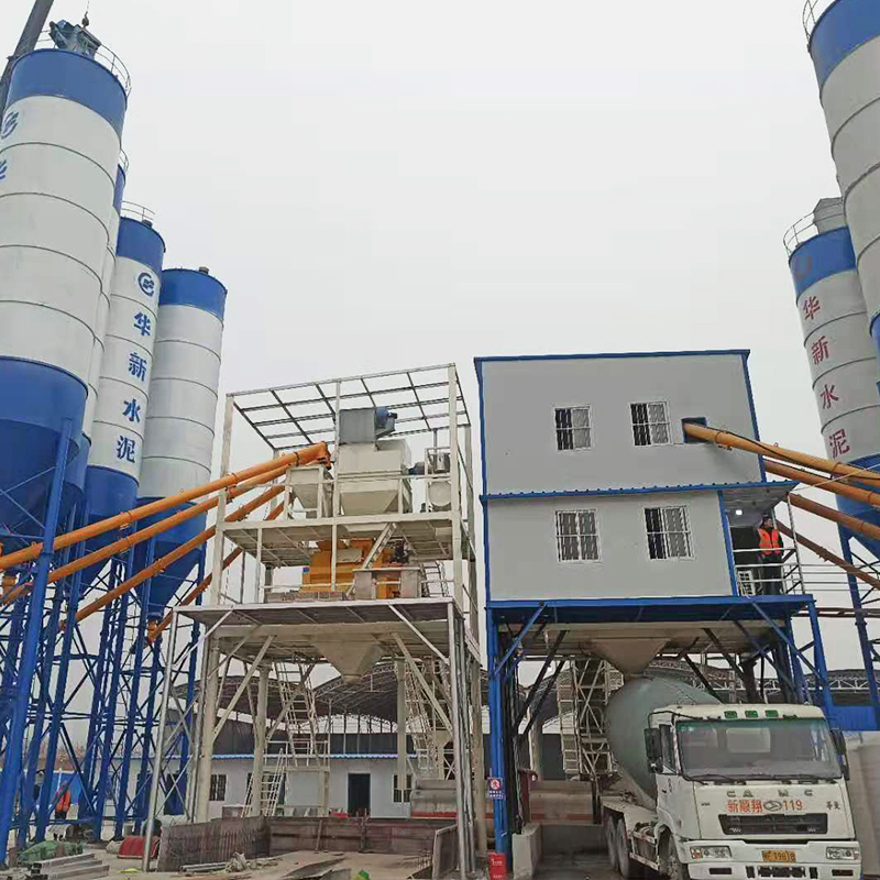 hzs180混凝土攪拌站每小時能生產(chǎn)多少混凝土？