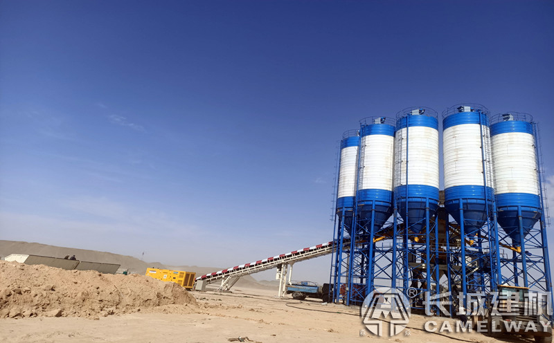 長(zhǎng)城建機(jī)240商砼站現(xiàn)場(chǎng)案例