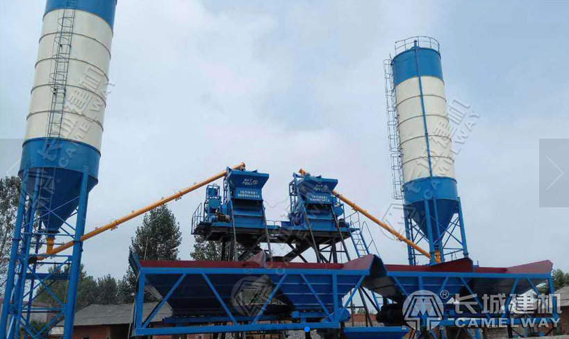每小時(shí)60噸混凝土用多大的攪拌站